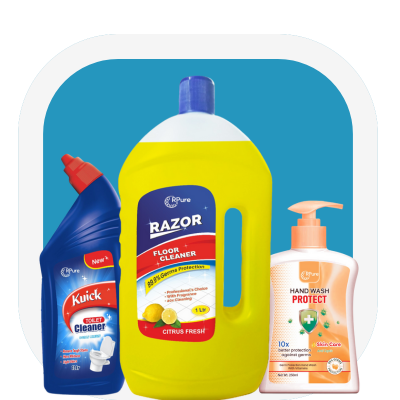 Group of Cleaning Products